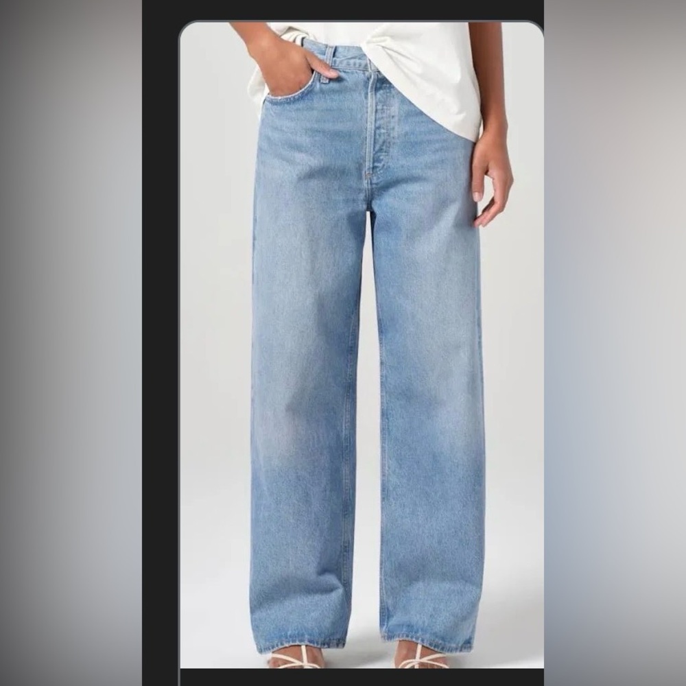 Agolde low slung baggy jeans size 27